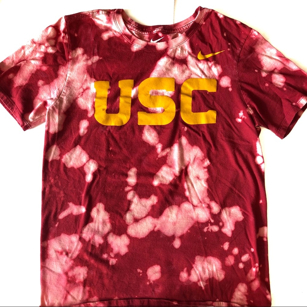 USC CUSTOM BLEACH T SHIRT